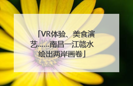 VR体验、美食演艺……南昌一江赣水绘出两岸画卷